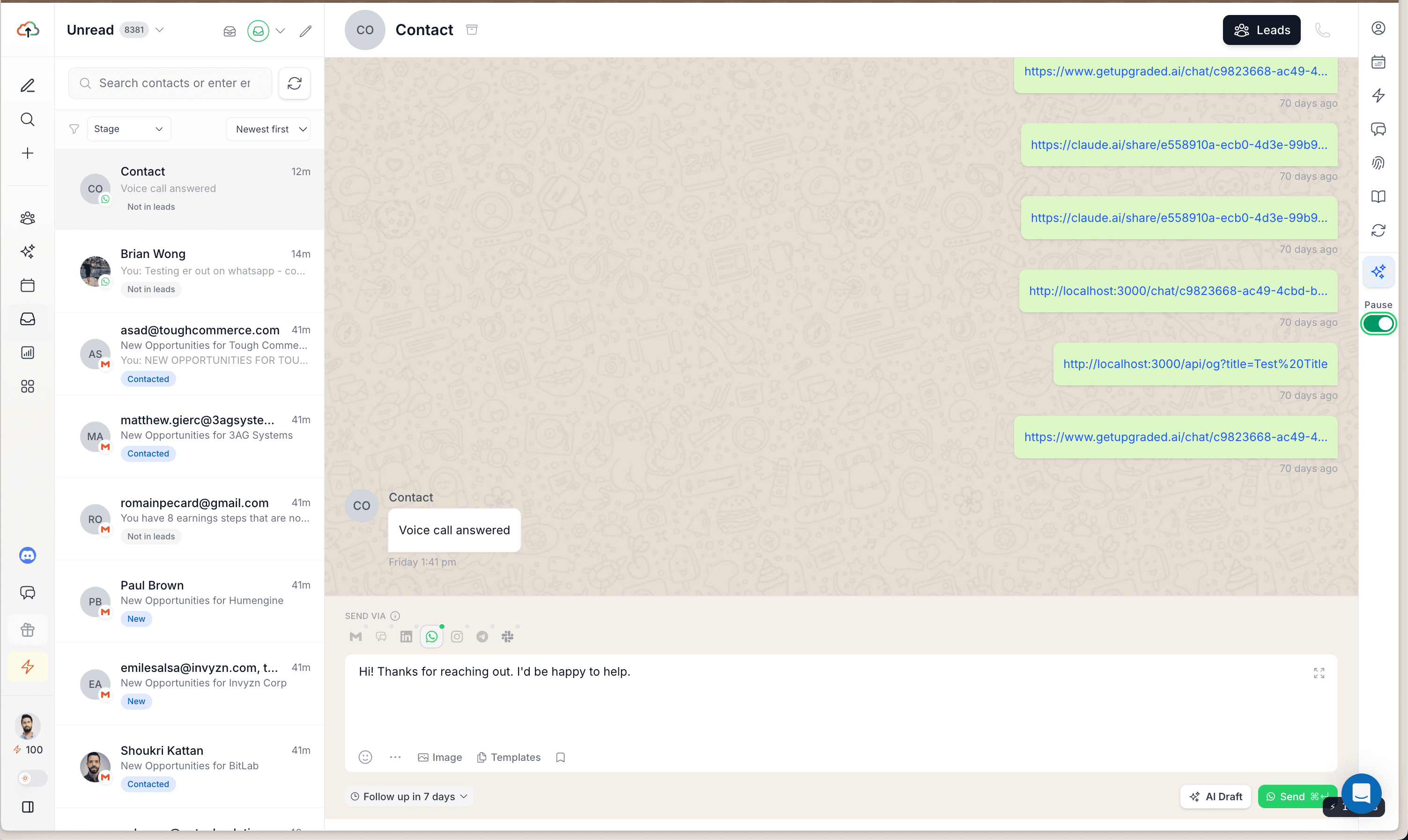 Smarter Empty Contact Handling