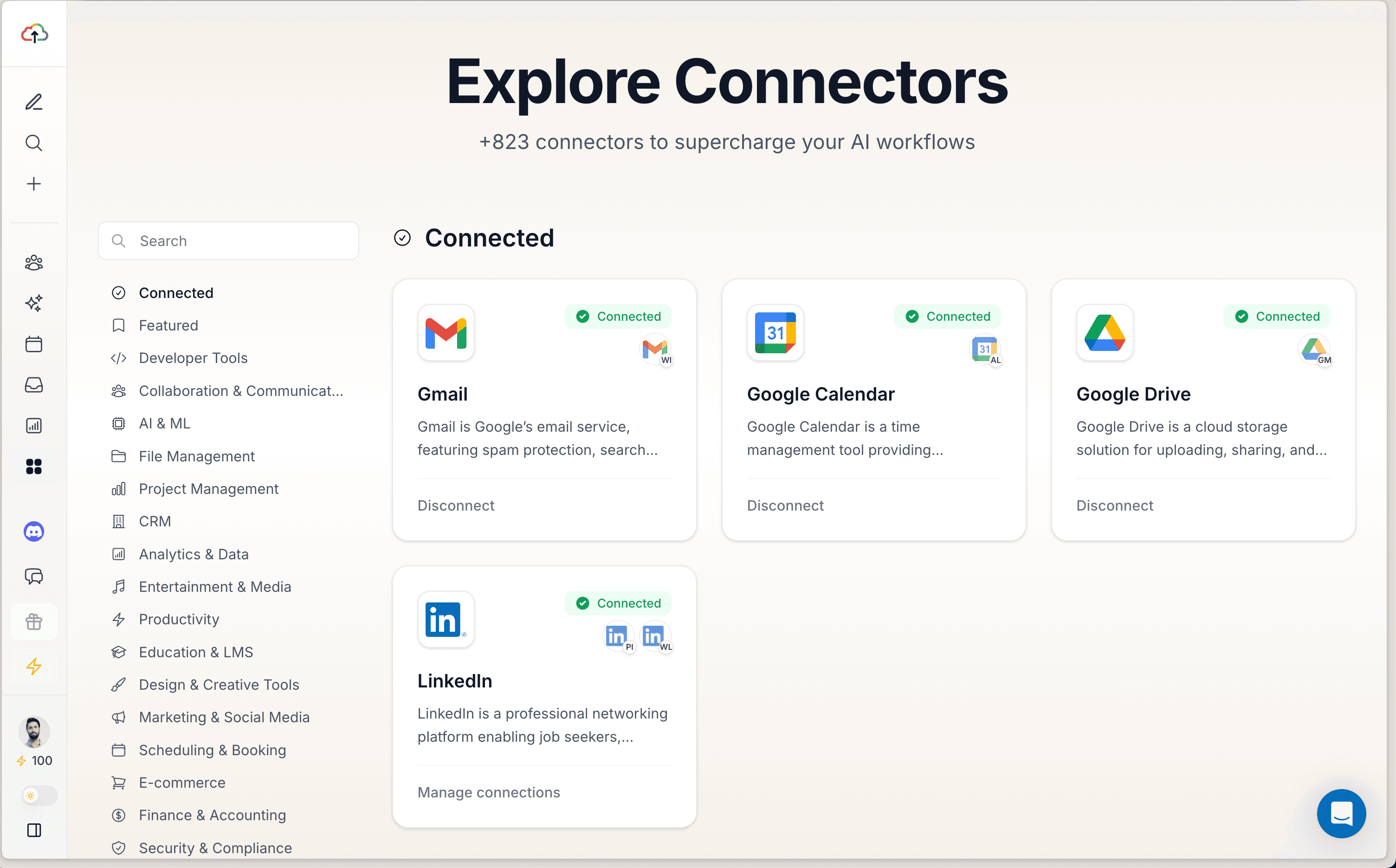 Team Accounts & Integrations